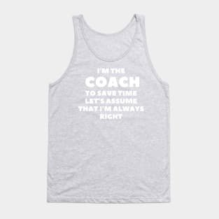 Gift for Coach Tank Top